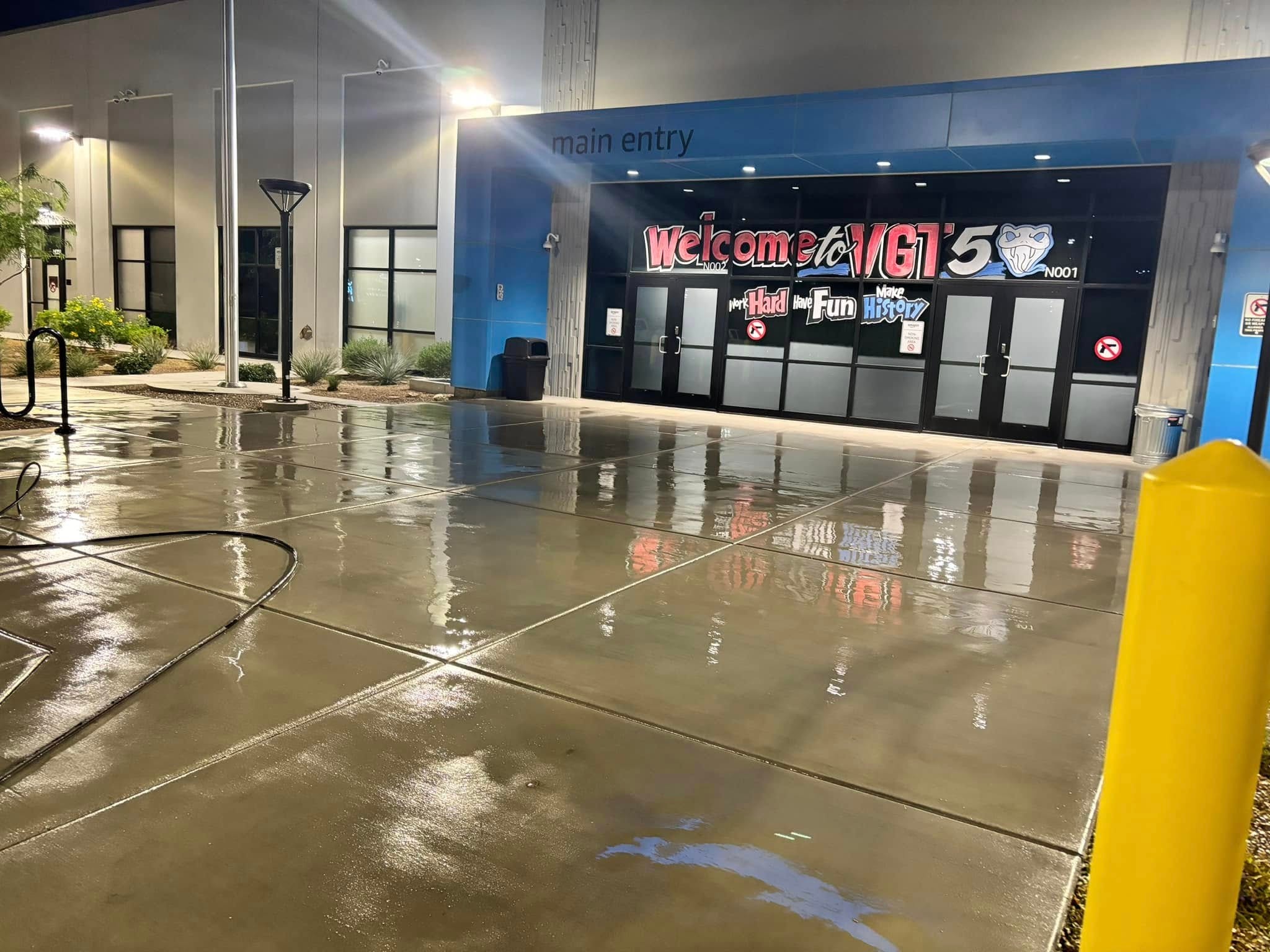 Commercial entrance cleaning